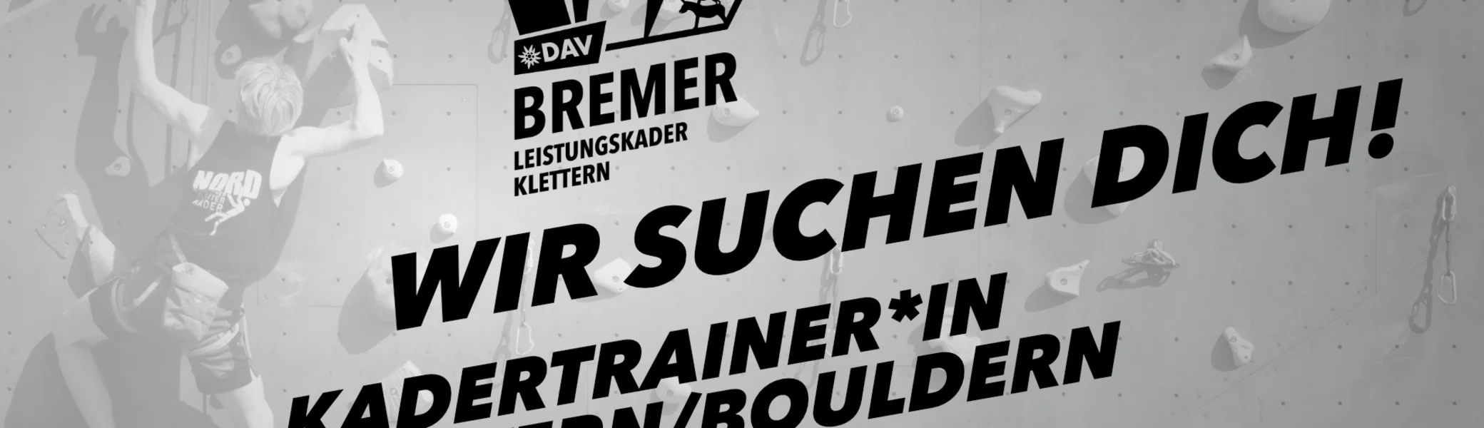 Kadertrainer*in gesucht! | © DAV Bremen