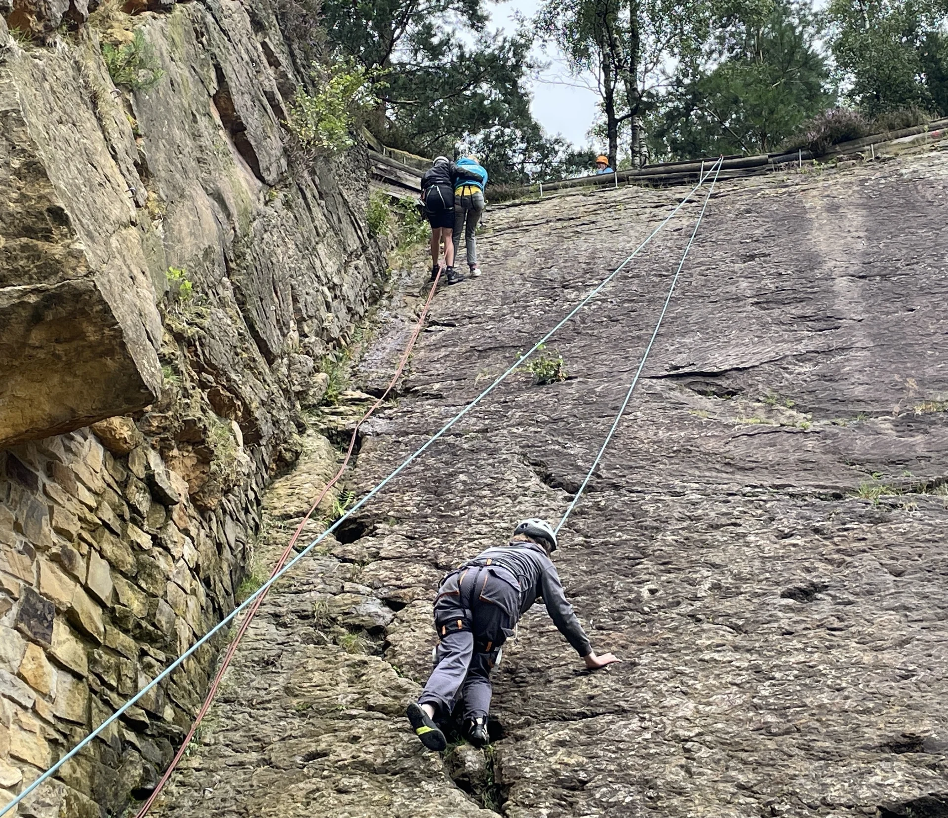 Felsausfahrt ins Brumleytal | © DAV Bremen