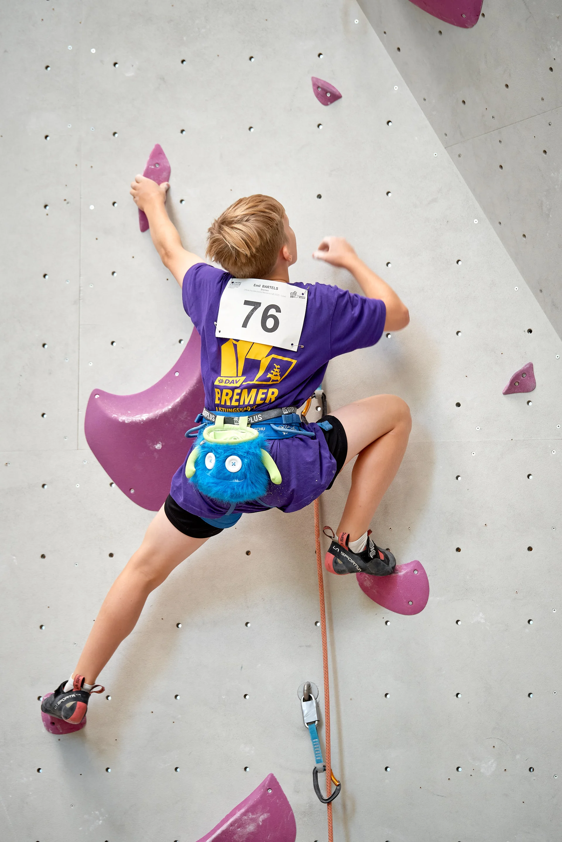 Norddeutsche Meisterschaft Lead in Hannover, 2025 | © Johannes Wiethölter