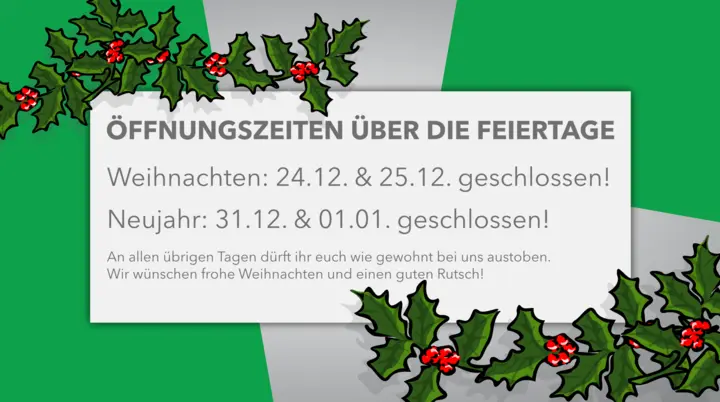 Öffnungszeiten über die Feiertage | © DAV Bremen