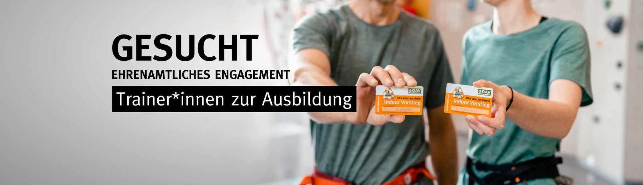 Die DAV Sektion Bremen sucht Vereinsmitglieder, die sich zum*r „Kletterbetreuer*in - Basislehrgang Sportklettern“ ausbilden lassen. | © DAV Bremen