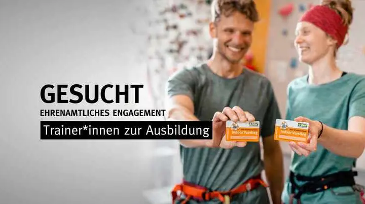 Die DAV Sektion Bremen sucht Vereinsmitglieder, die sich zum*r „Kletterbetreuer*in - Basislehrgang Sportklettern“ ausbilden lassen. | © DAV Bremen