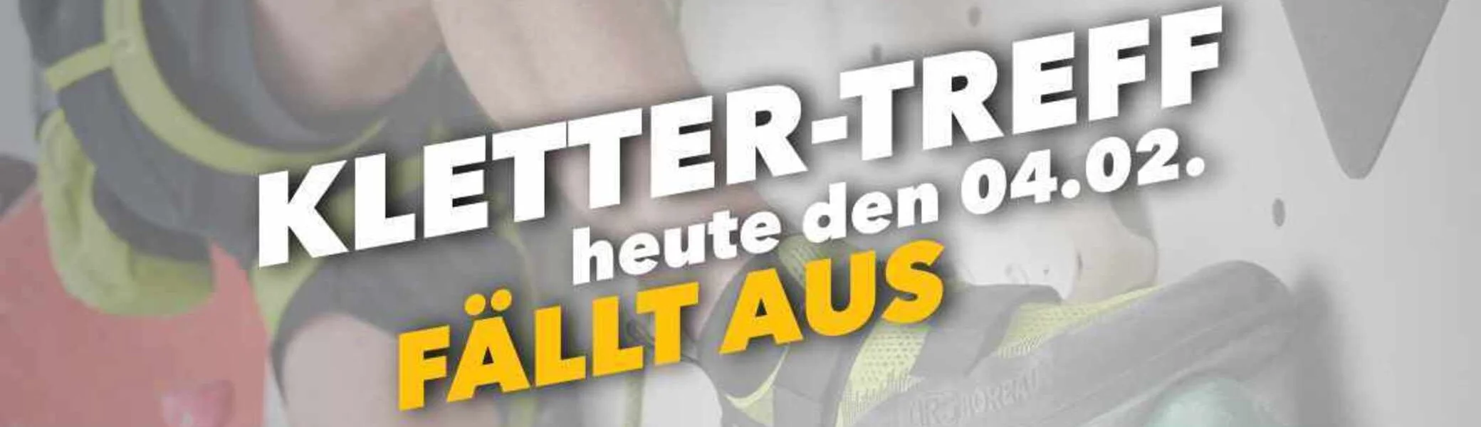 Klettertreff fällt am 4.02. aus! | © DAV Bremen