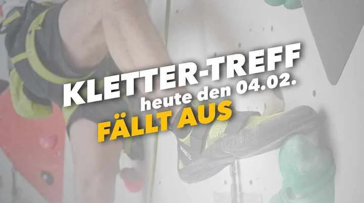 Klettertreff fällt am 4.02. aus! | © DAV Bremen