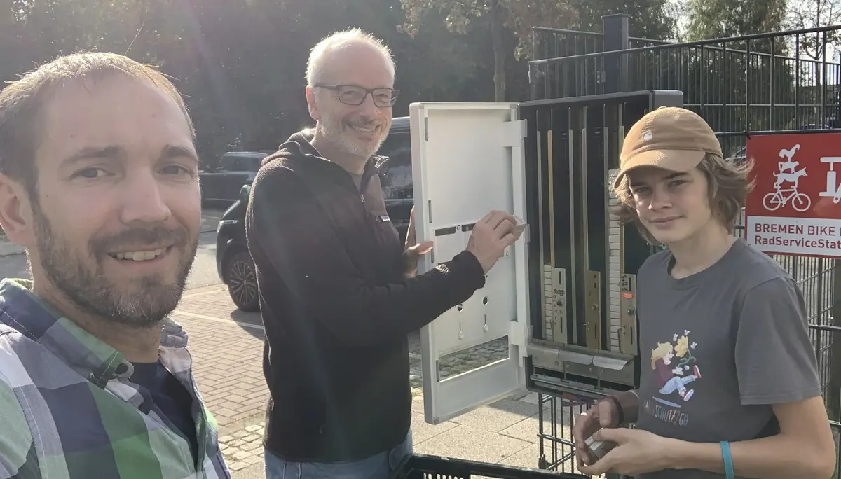 Saatgutautomat vorm Kletterzentrum | © DAV Bremen