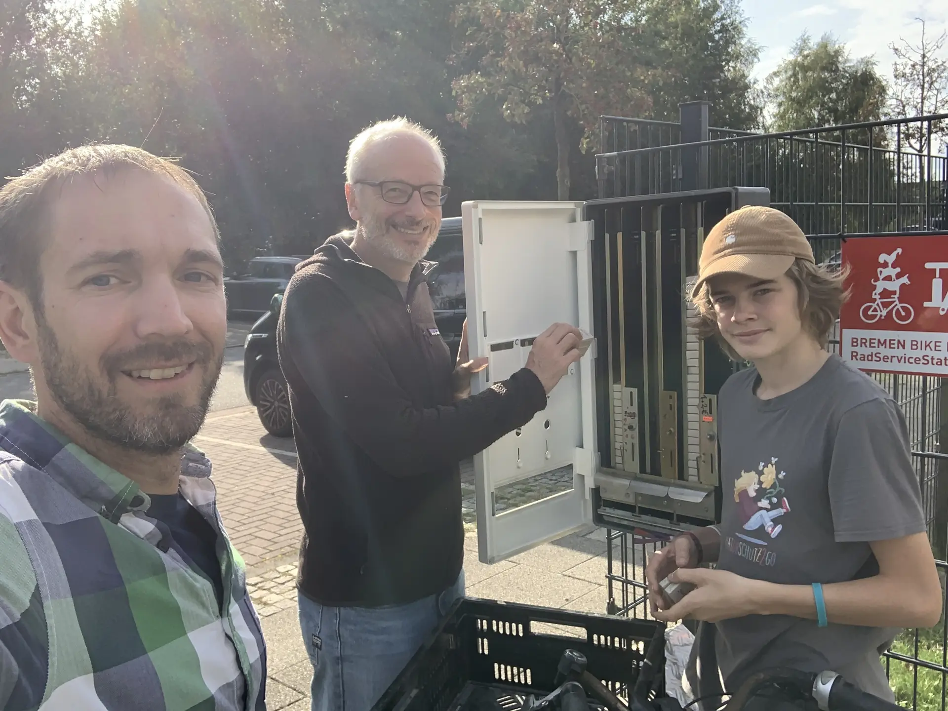 Saatgutautomat vorm Kletterzentrum | © DAV Bremen