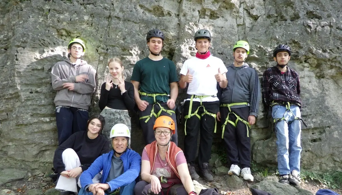 Gruppenbild Schüler*innen im Ith | © Wilhelm-Olbers-Oberschule