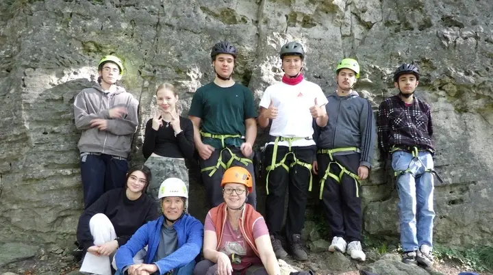 Gruppenbild Schüler*innen im Ith | © Wilhelm-Olbers-Oberschule