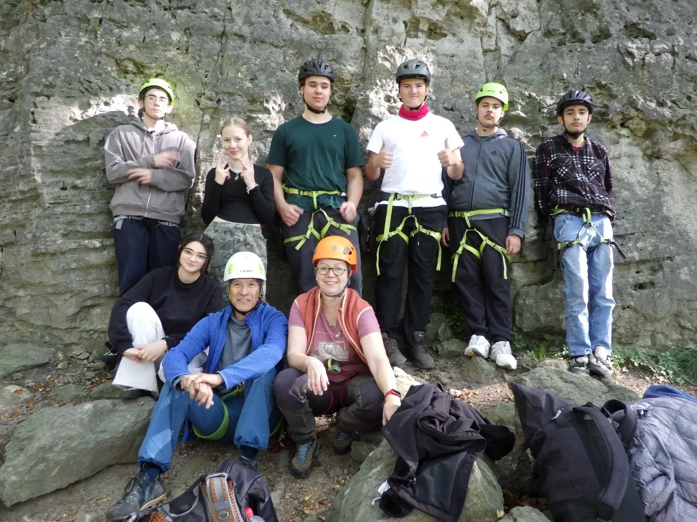 Gruppenbild Schüler*innen im Ith | © Wilhelm-Olbers-Oberschule