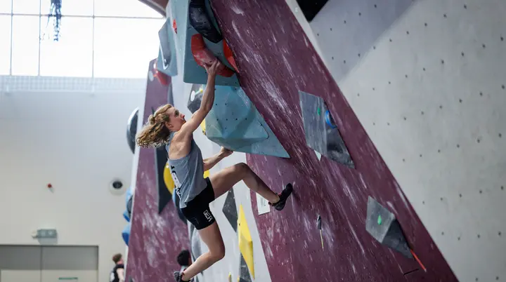 Janne Wiethölter bei der Boulder-EM in Sukoró | © World Climbing Europe