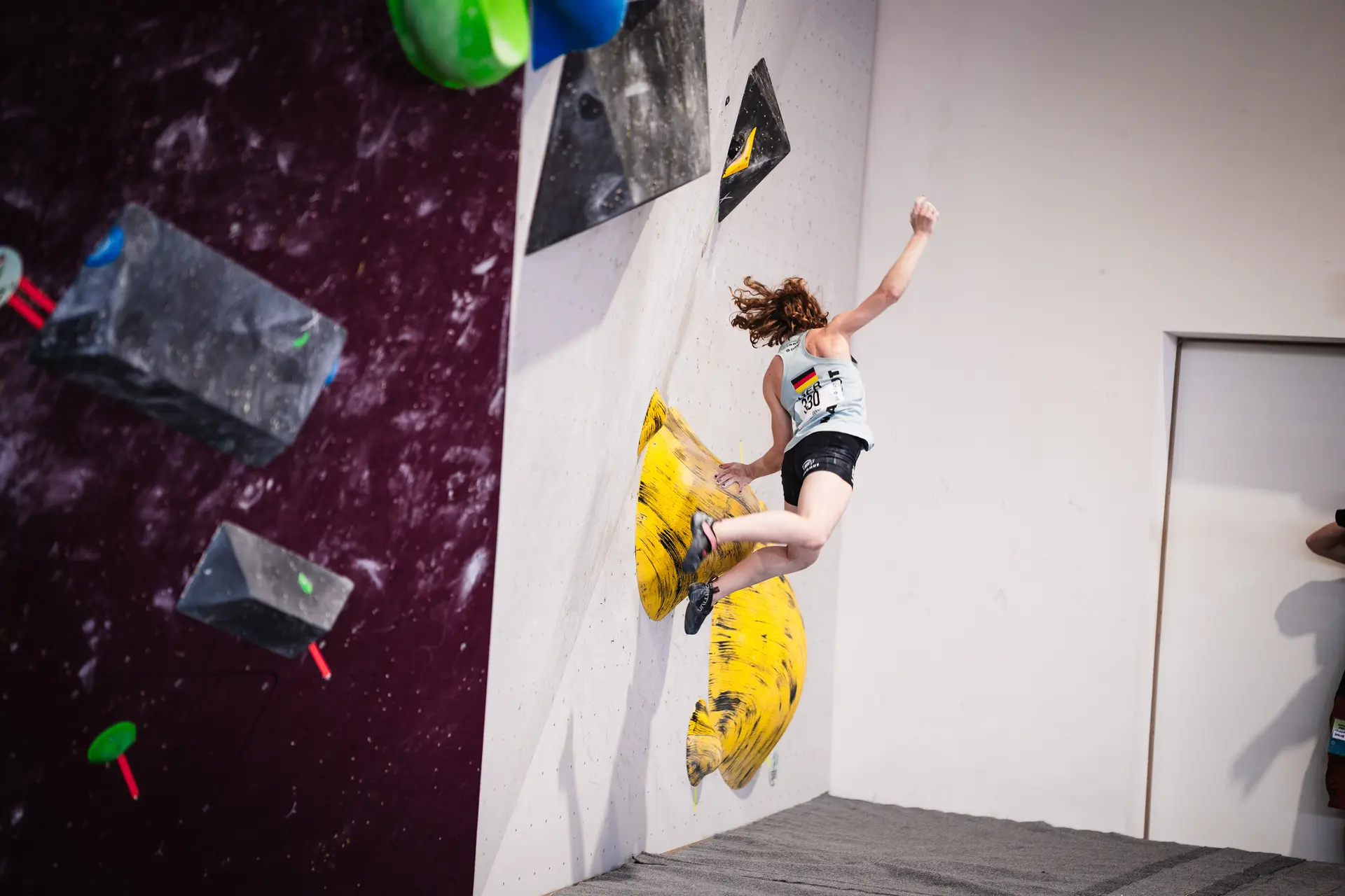 Janne Wiethölter bei der Boulder-EM in Sukoró | © World Climbing Europe