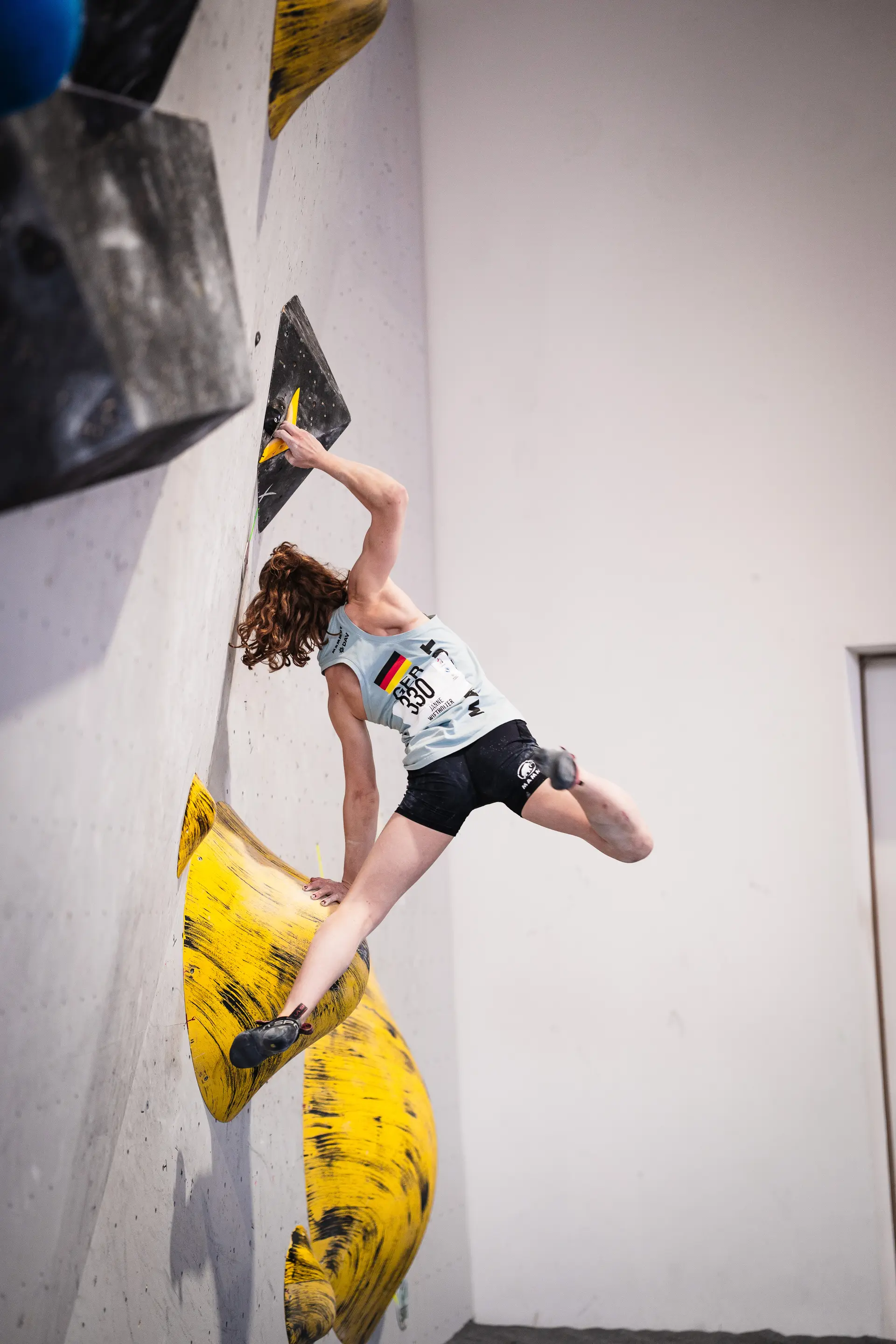 Janne Wiethölter bei der Boulder-EM in Sukoró | © World Climbing Europe