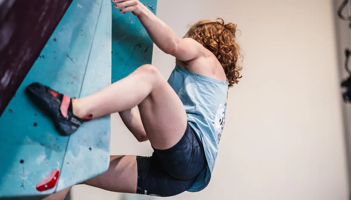 Janne Wiethölter bei der Boulder-EM in Sukoró | © World Climbing Europe