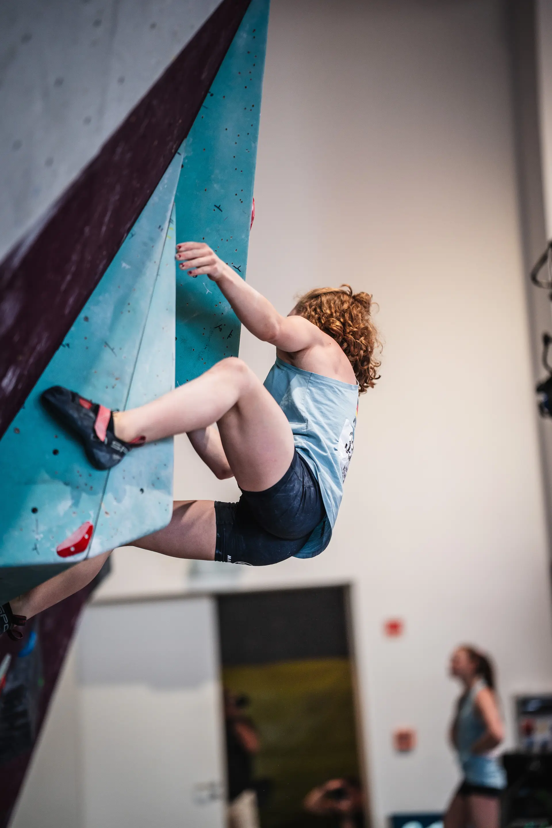Janne Wiethölter bei der Boulder-EM in Sukoró | © World Climbing Europe