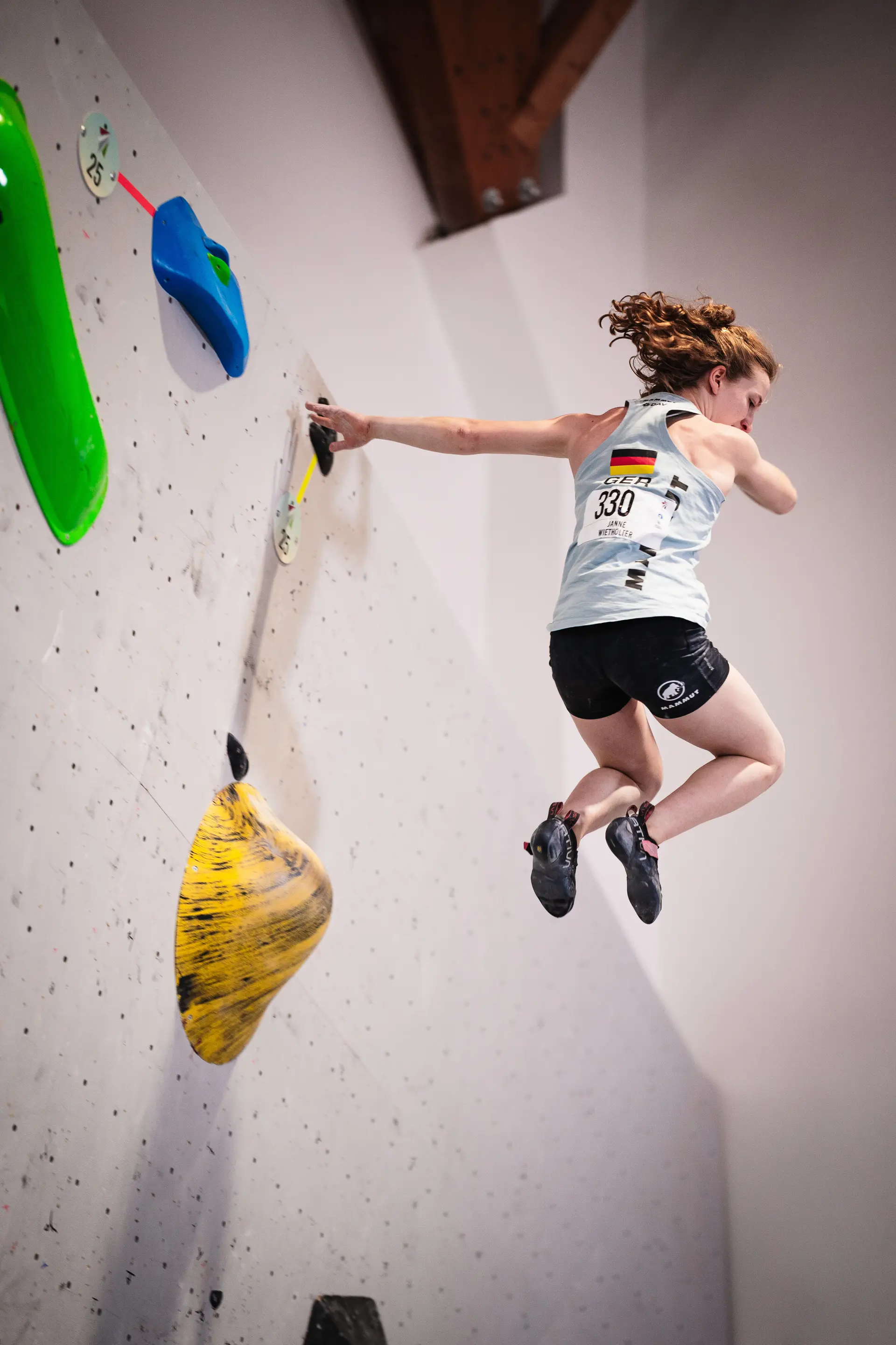 Janne Wiethölter bei der Boulder-EM in Sukoró | © World Climbing Europe