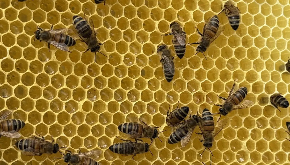 Bienen auf Bienenwarbe | © DAV Bremen