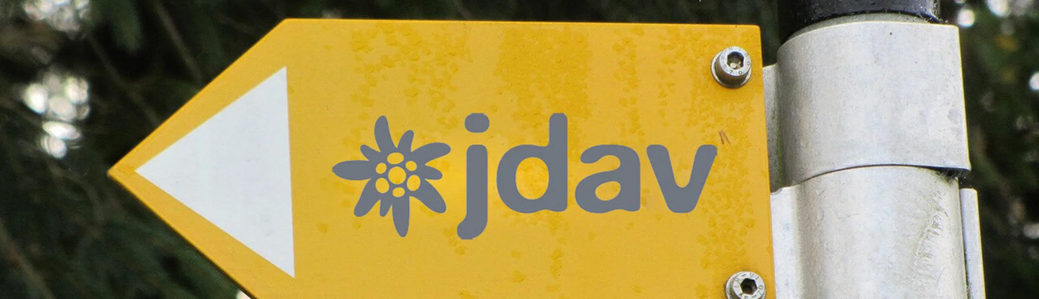 Wegweiser weißt jdav aus | © DAV Bremen
