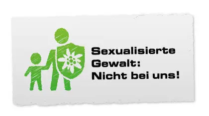 Logo: „Sexuelle Gewalt: Nicht bei uns!“ | © DAV