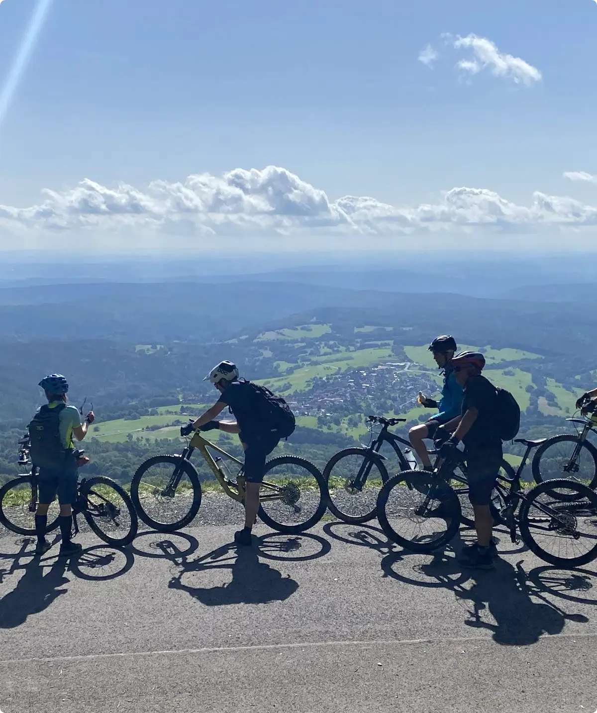 Ausfahrt der MTB-Gruppe | © DAV Bremen