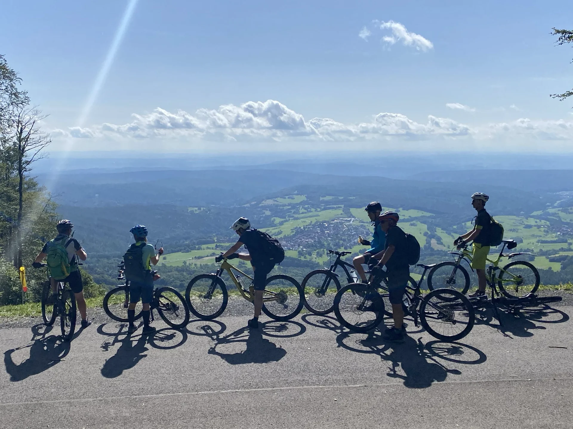 Ausfahrt der MTB-Gruppe | © DAV Bremen
