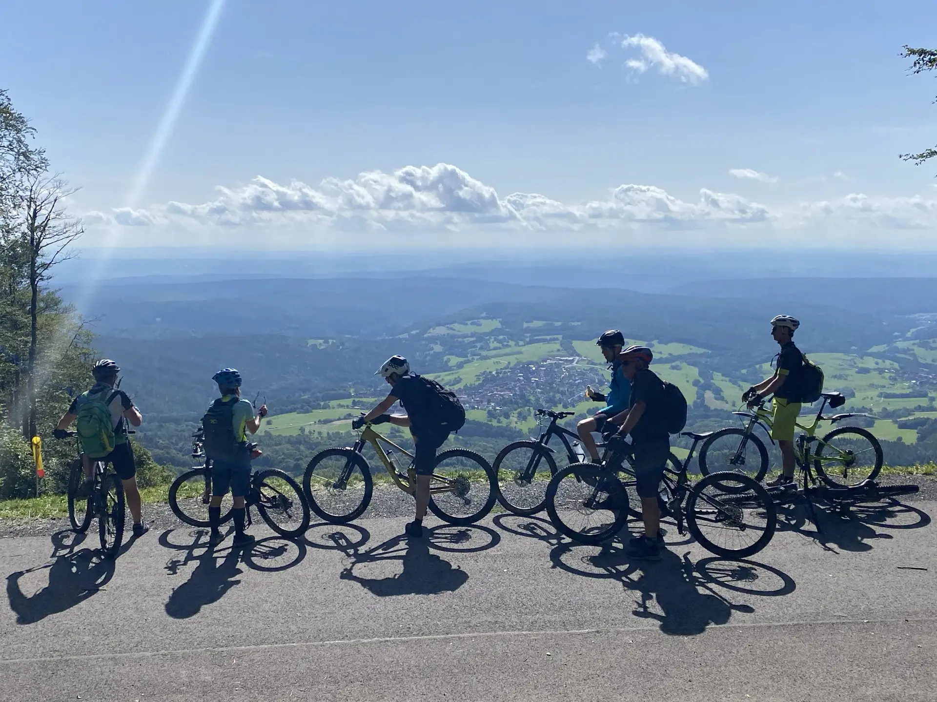 Ausfahrt der MTB-Gruppe | © DAV Bremen