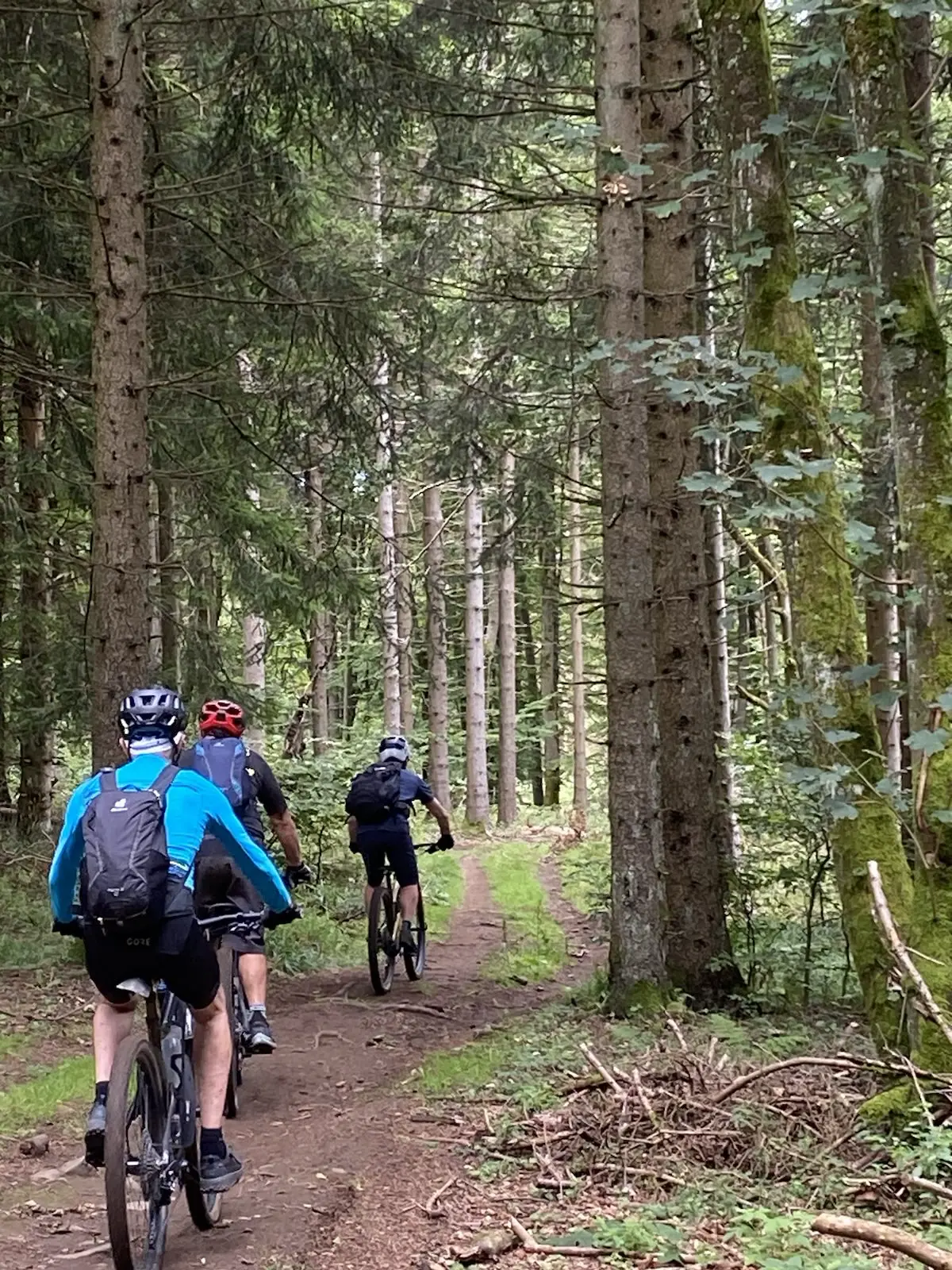 Ausfahrt der MTB-Gruppe | © DAV Bremen