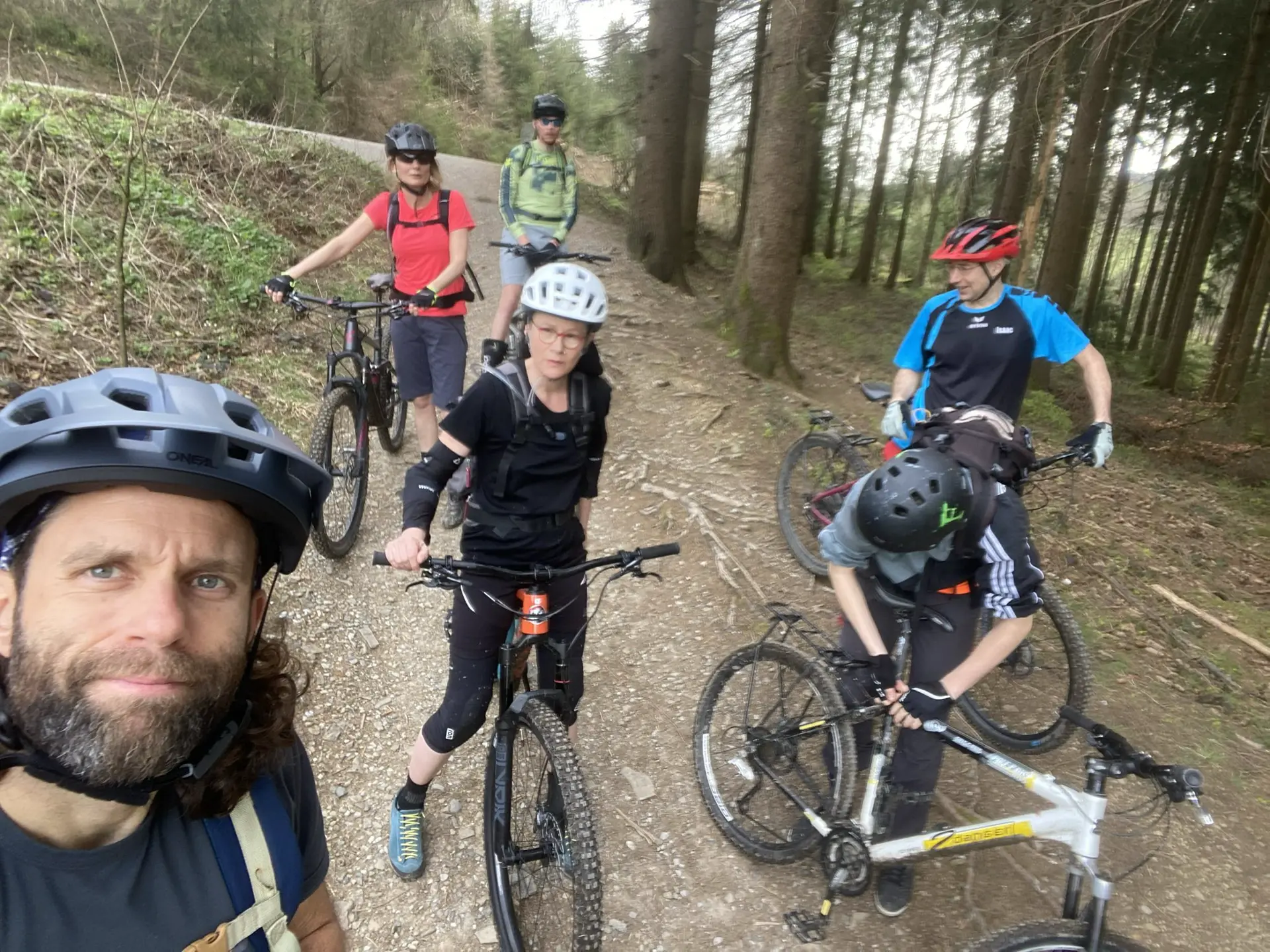 Ausfahrt der MTB-Gruppe | © DAV Bremen