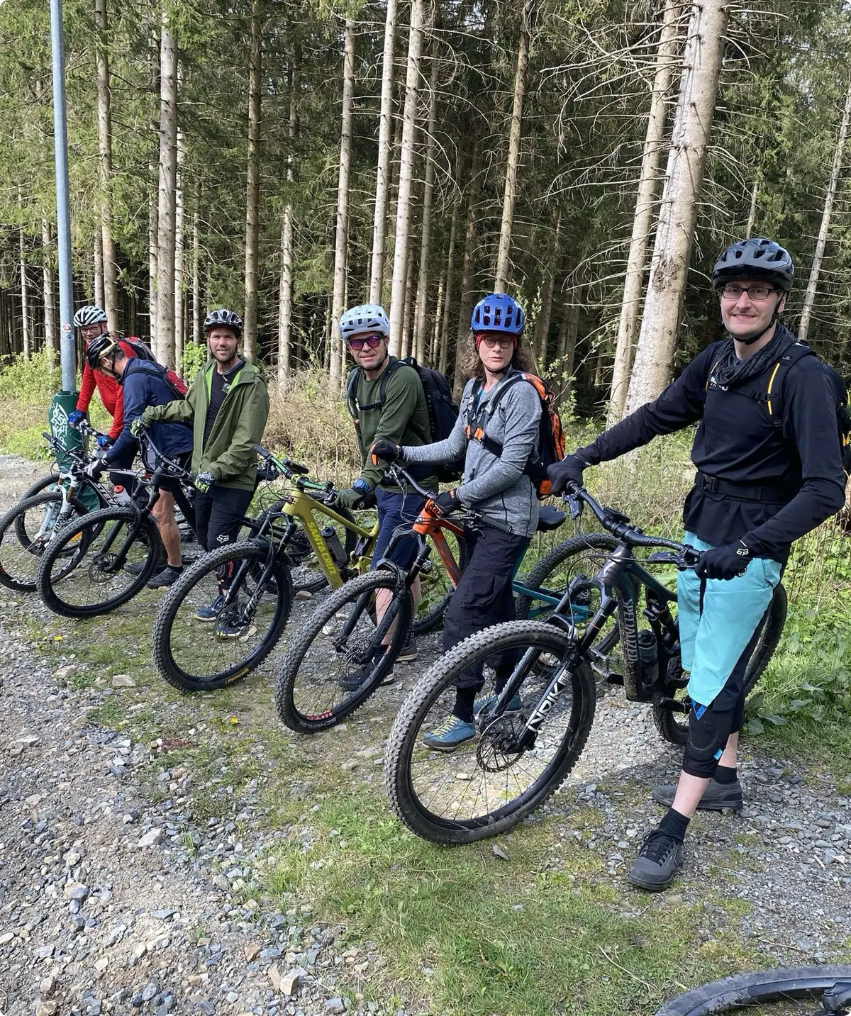 Ausfahrt der MTB-Gruppe | © DAV Bremen