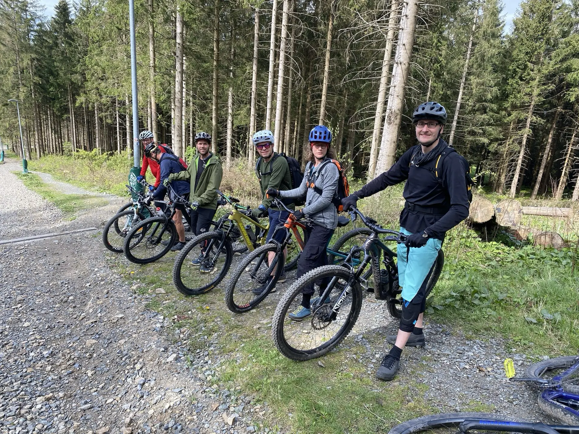 Ausfahrt der MTB-Gruppe | © DAV Bremen