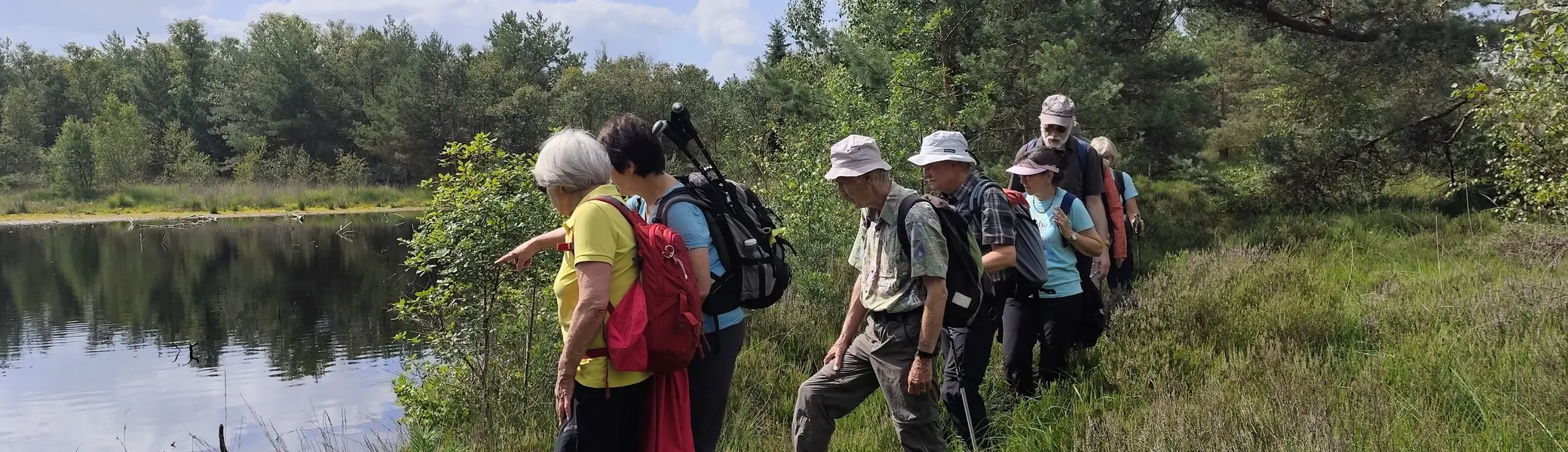 Wandergruppe Delmenhorst im Hamberger Moor | © DAV Bremen