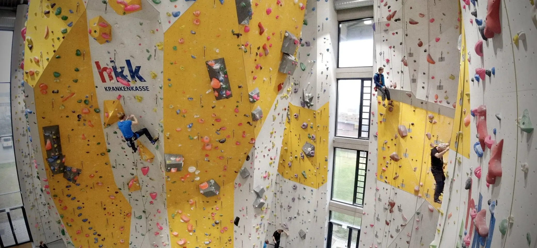 Aufnahme der Indoor-Kletterwände | © DAV Bremen