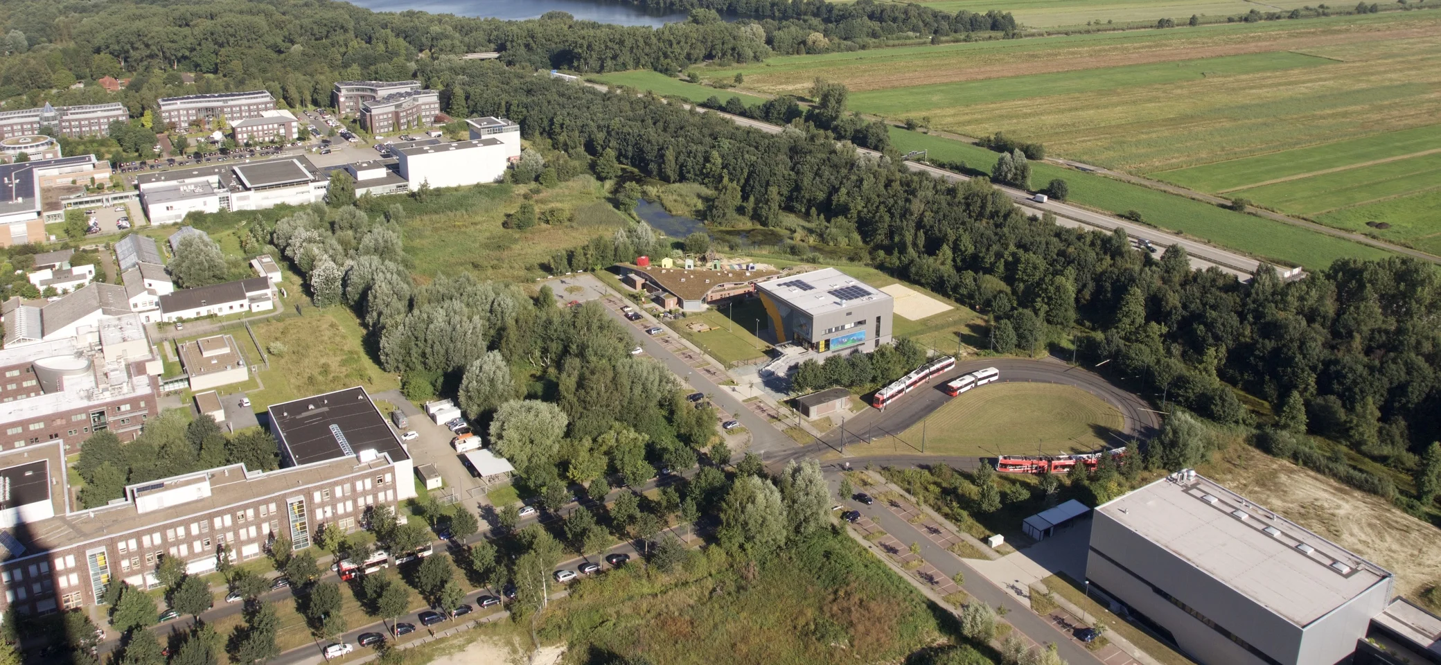 Luftaufnahme: UNTERWEGS – DAV Kletterzentrum Bremen | © DAV Bremen