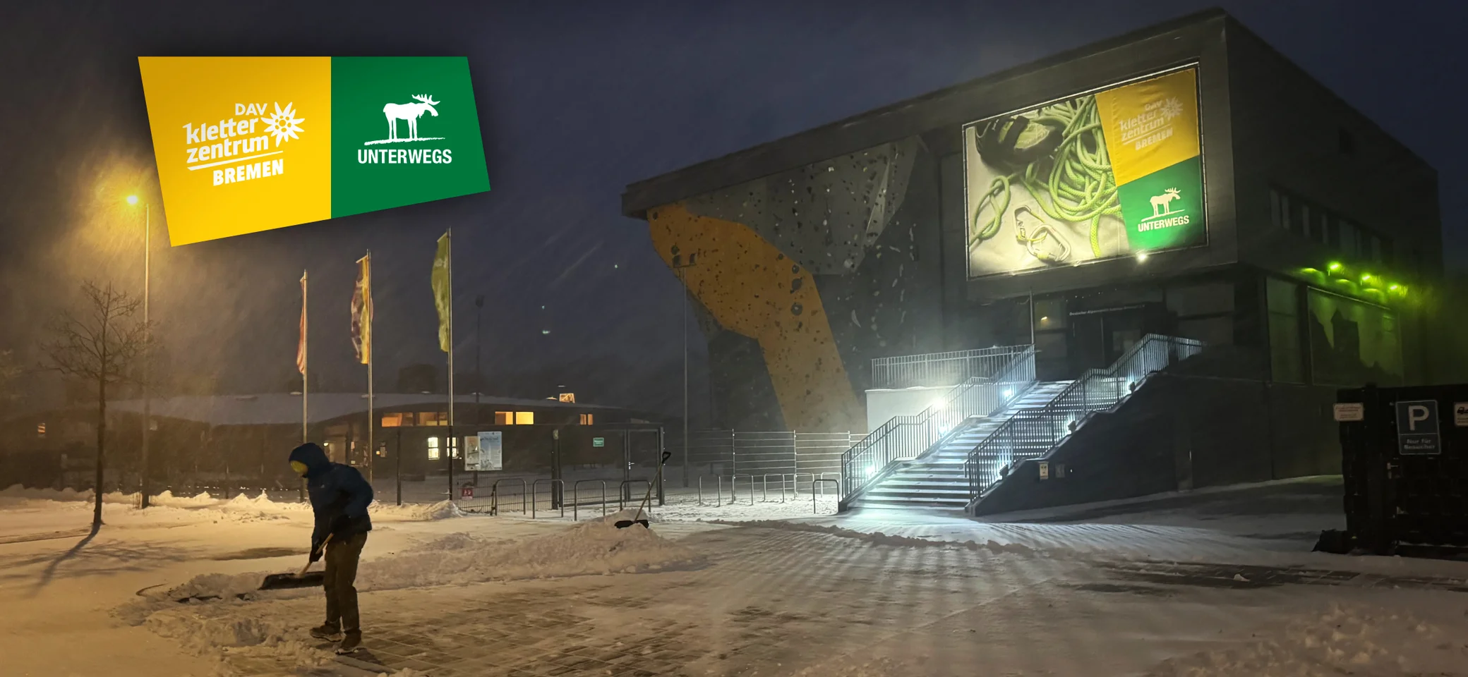 DAV Kletterzentrum Bremen im Winter | © DAV Bremen