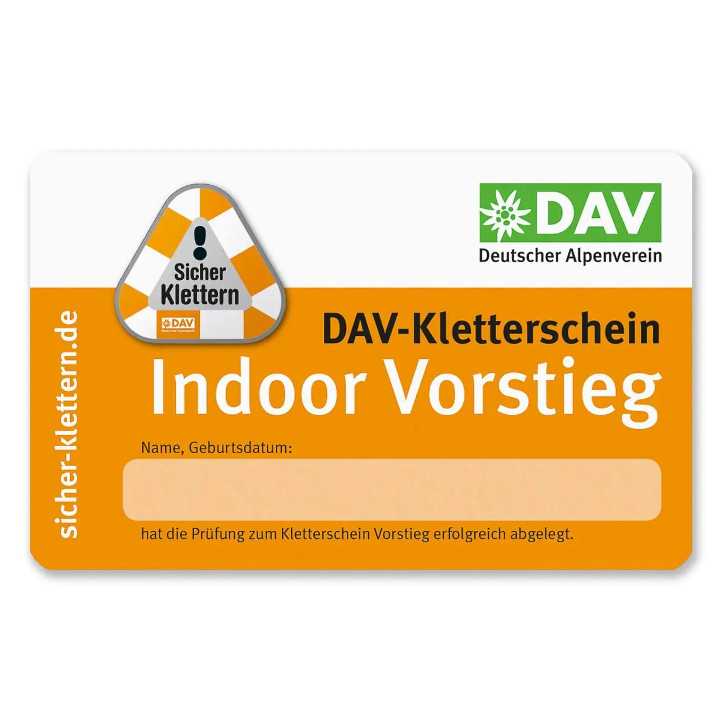 Kletterschein Indoor Vorstieg | © Deutscher Alpenverein