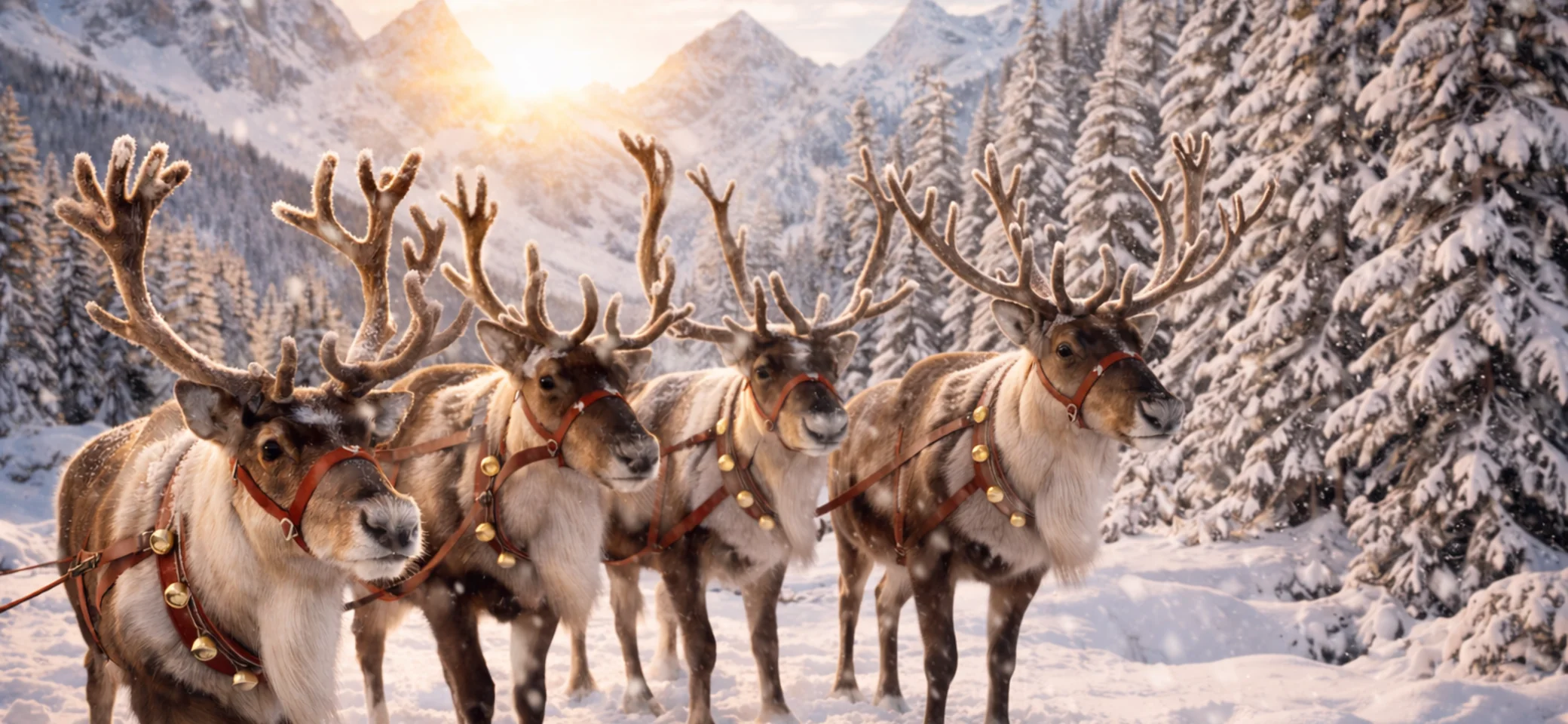 Rentiere in den Bergen | © DAV Bremen