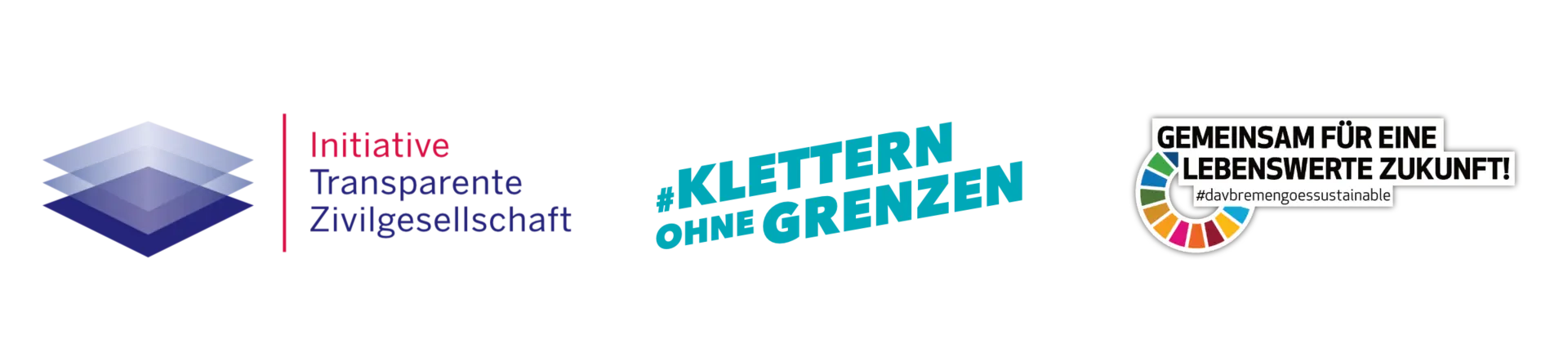 Partnerlogos am Ende der Seite | © DAV Bremen