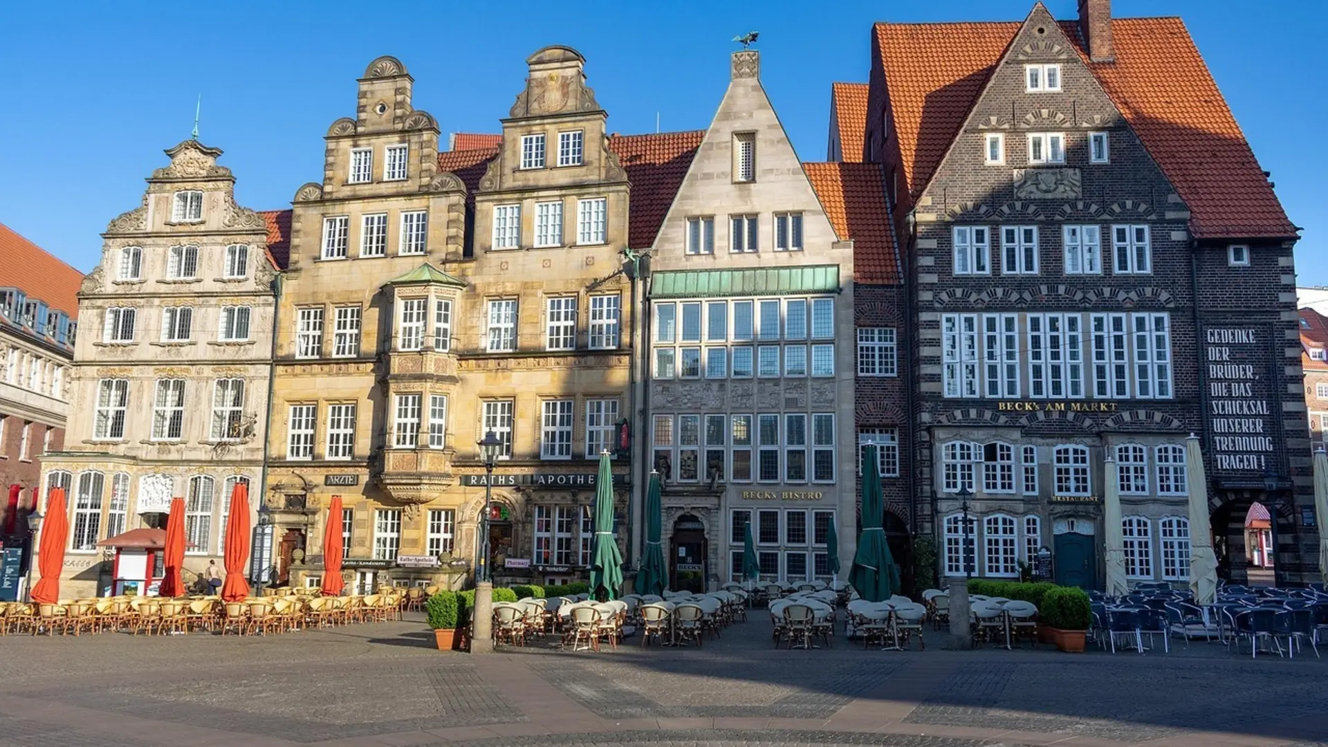 5 alte Gebäude auf dem Bremer Marktplatz | © Pixabay