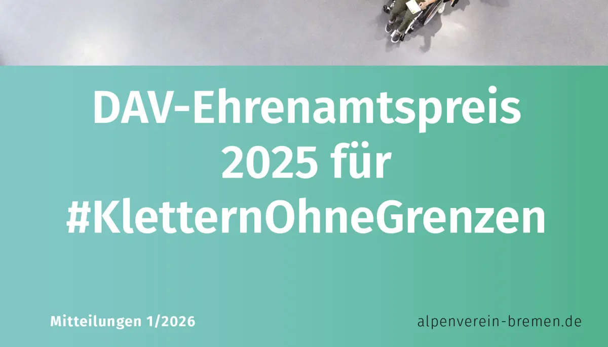 Eine Inklusionsgruppe in der Kletterhalle jubelt | © DAV Bremen