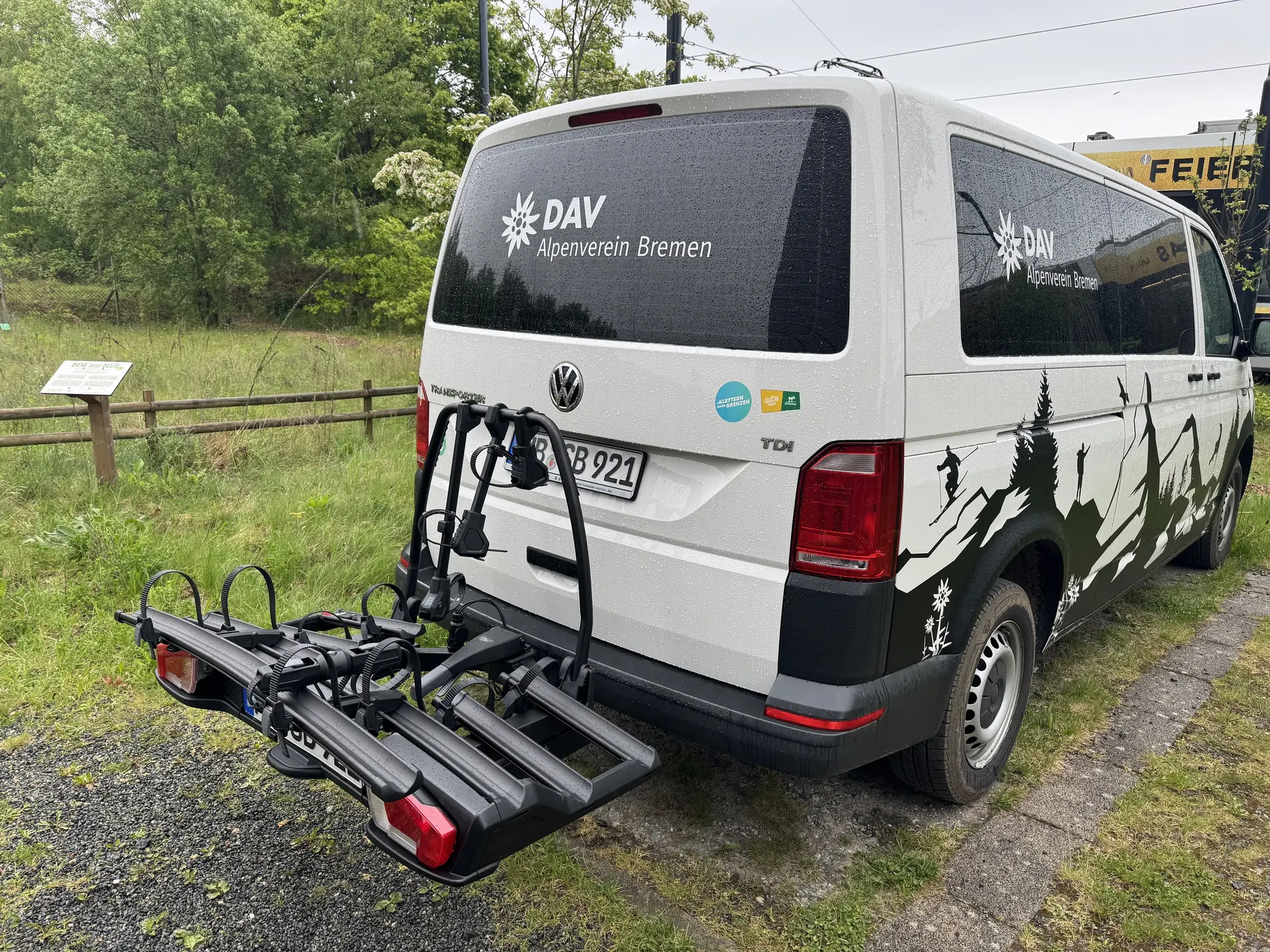 Alpenbus mit Fahrradträger | © DAV Bremen