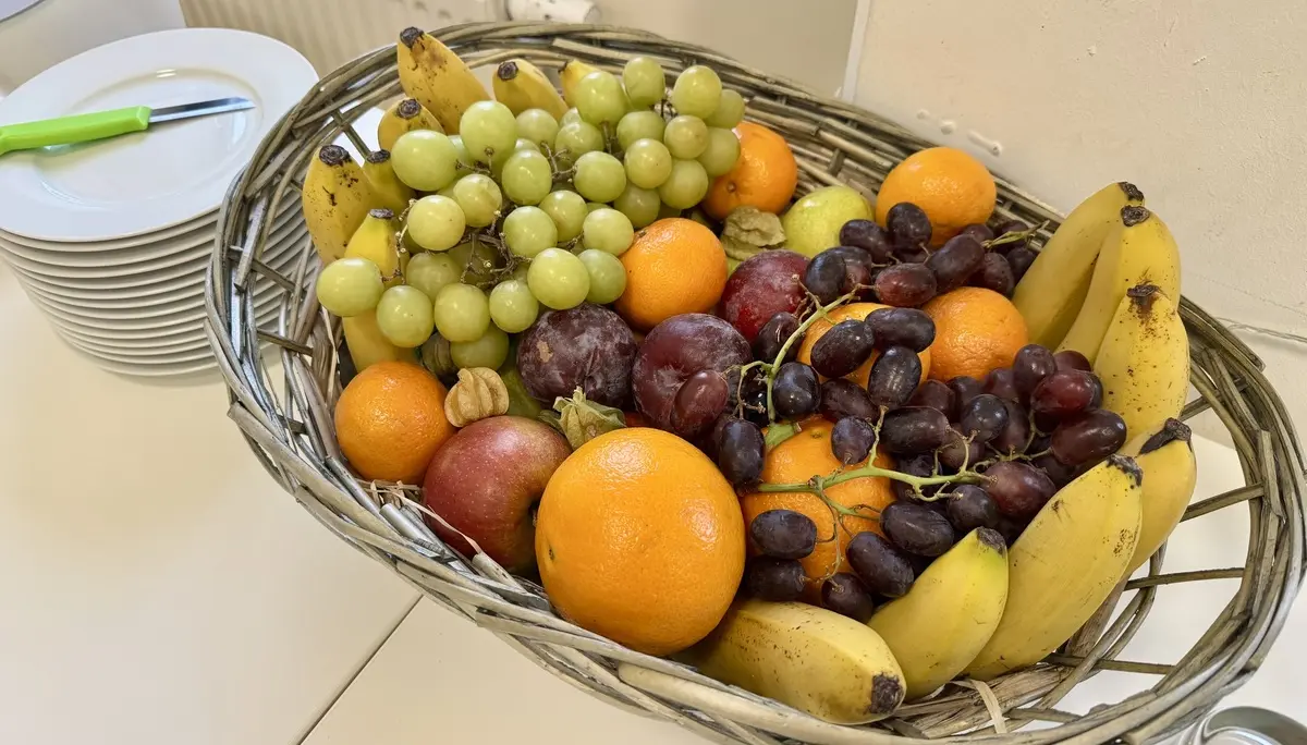 Obstkorb im Seminarraum | © DAV Bremen