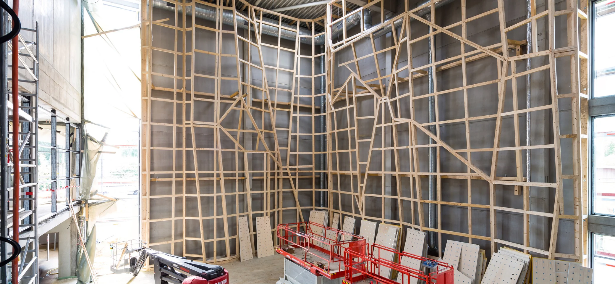 Bau Kletterzentrum Bremen | © DAV Bremen