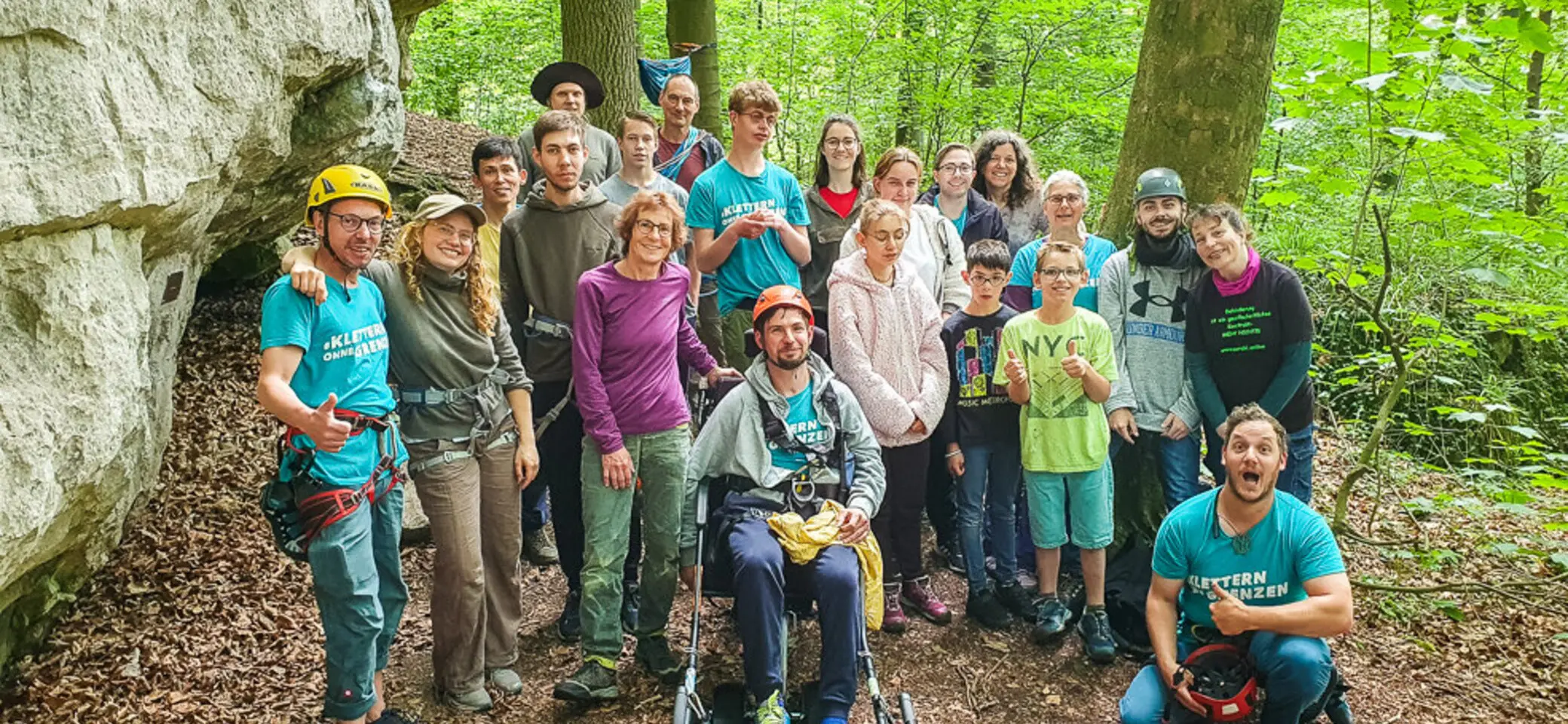 Gruppenbild #KletternOhneGrenzen | © DAV Bremen