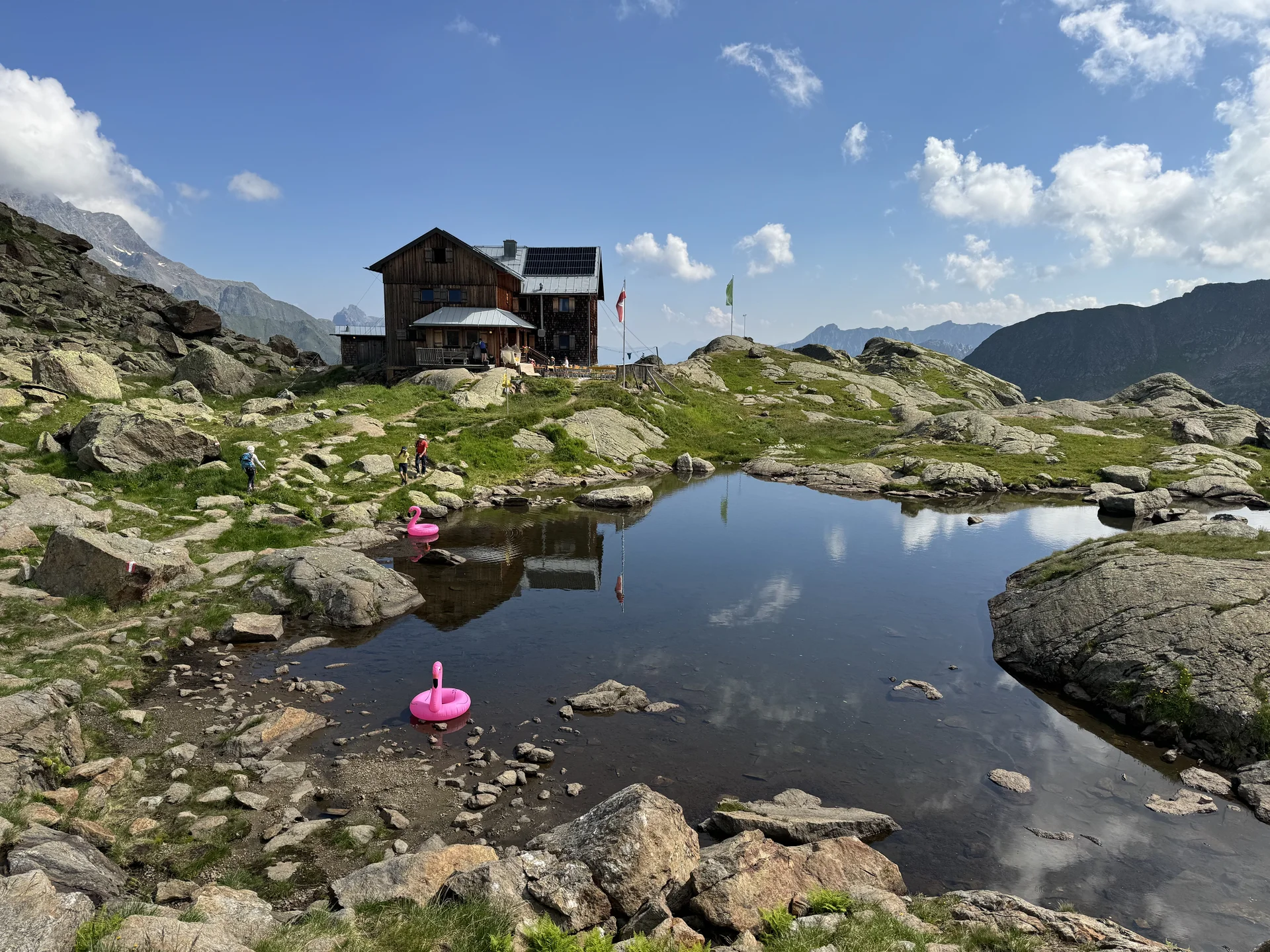 Baden an der Bremer Hütte | © DAV Bremen