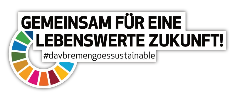 Logo #davbremengoessustainable | © DAV Bremen